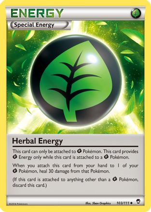 Herbal Energy 103/111 - XY  Furious Fists-1
