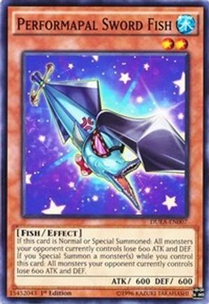 Performapal Sword Fish (DUEA-EN007) - Duelist Alliance 1st Edition-1