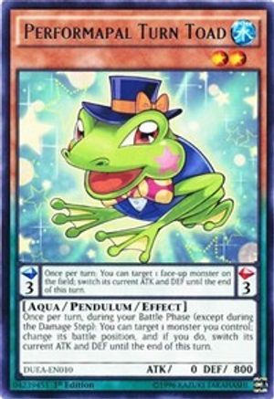 Performapal Turn Toad (DUEA-EN010) - Duelist Alliance Unlimited-1