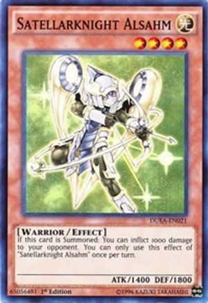 Satellarknight Alsahm (DUEA-EN021) - Duelist Alliance 1st Edition-1