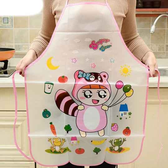 Cartoon pvc apron-4