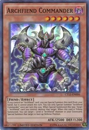 Archfiend Commander (CT11-EN006) - 2014 Mega-Tins Limited
