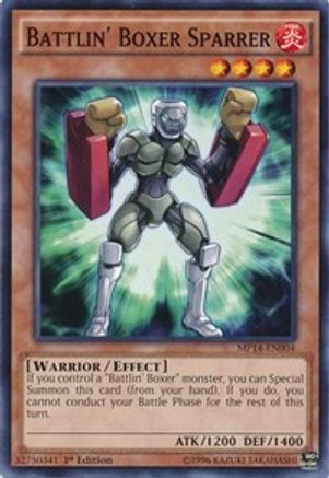 Battlin' Boxer Sparrer (MP14-EN004) - 2014 Mega-Tins Mega Pack 1st Edition-1