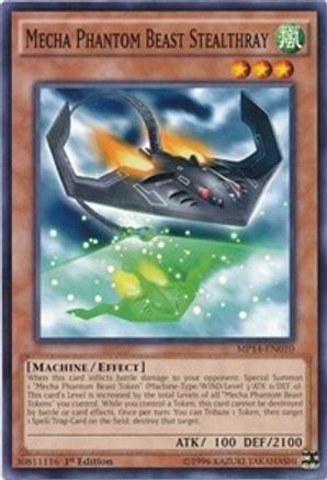 Mecha Phantom Beast Stealthray (MP14-EN010) - 2014 Mega-Tins Mega Pack 1st Edition-1
