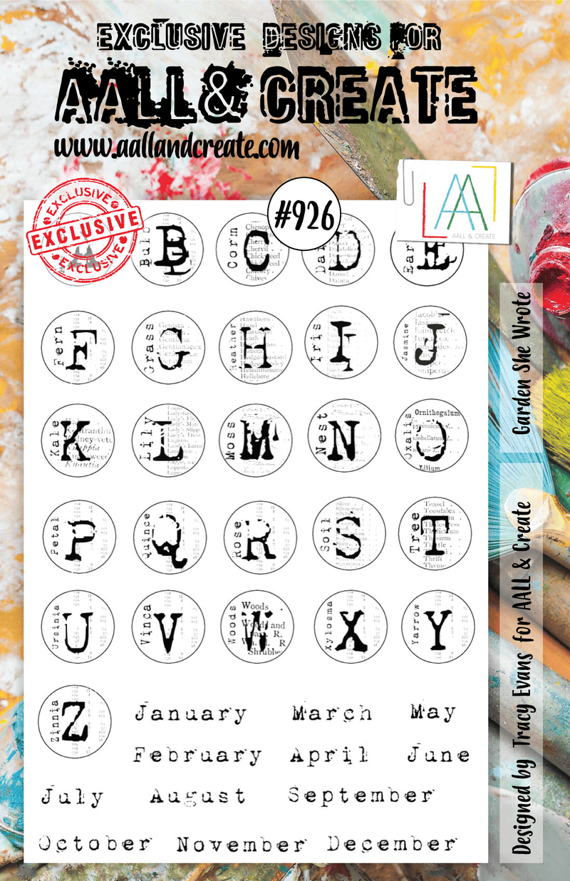 AALL and Create Stamp Set - 926 - Garden She Wrote-1