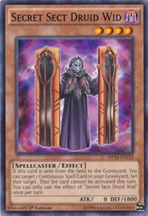 Secret Sect Druid Wid (MP14-EN132) - 2014 Mega-Tins Mega Pack 1st Edition-1