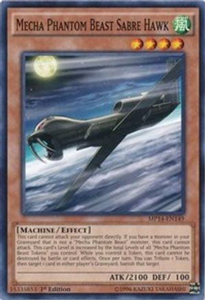 Mecha Phantom Beast Sabre Hawk (MP14-EN149) - 2014 Mega-Tins Mega Pack 1st Edition-1