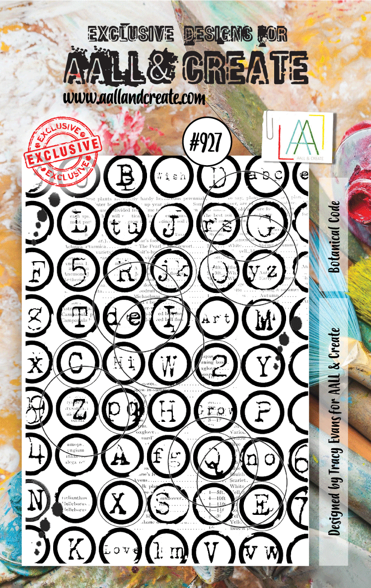 AALL and Create Stamp Set - 927 - Botanical Code-1