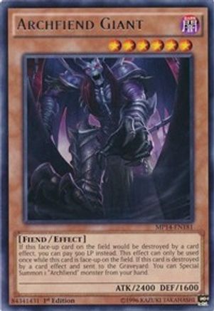 Archfiend Giant (MP14-EN181) - 2014 Mega-Tins Mega Pack 1st Edition-1