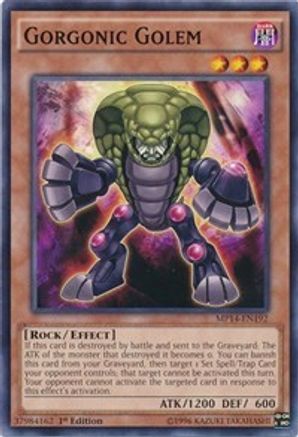 Gorgonic Golem (MP14-EN192) - 2014 Mega-Tins Mega Pack 1st Edition-1
