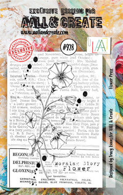 AALL and Create Stamp Set - 928 - Flower Press-1