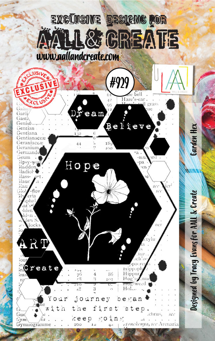 AALL and Create Stamp Set - 929 - Garden Hex-1