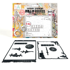 AALL and Create - Die-Cutting Die Set - Retro Numbers-1