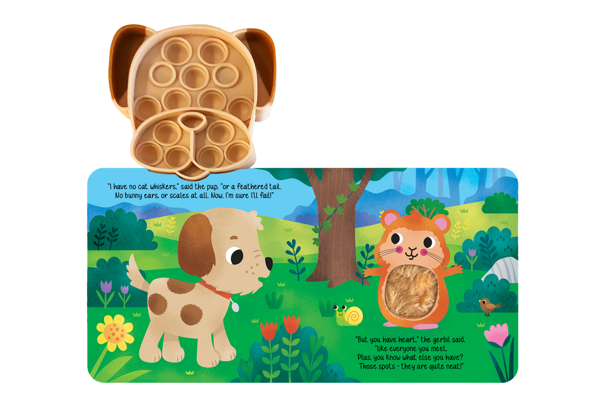 Little Hippo Books - Little Puppy - Your Sensory Fidget Friend - Ages 1+-5