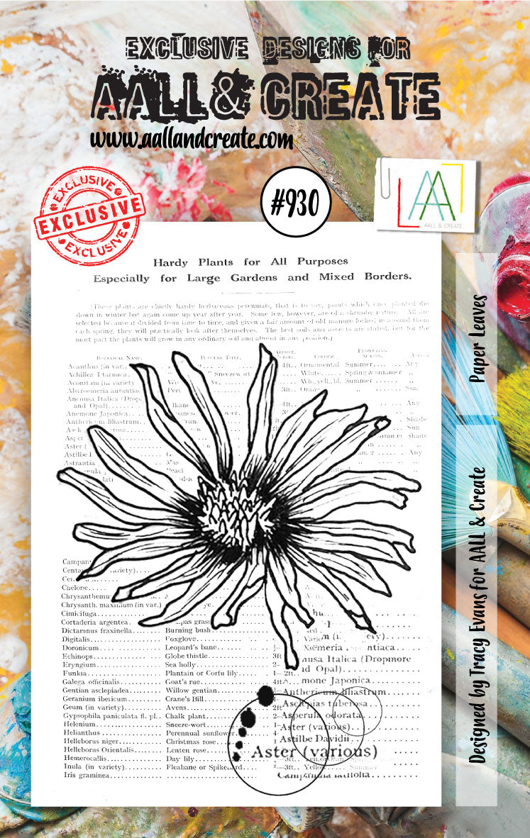 AALL and Create Stamp Set - 930 - Paper Leaves-1