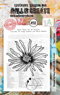 AALL and Create Stamp Set - 930 - Paper Leaves-1