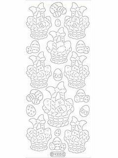 Deco Stickers - Easter Baskets-1