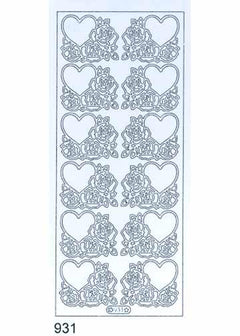 Deco Stickers - Hearts and Roses-1