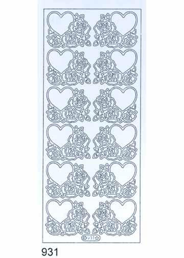 Deco Stickers - Hearts and Roses-1