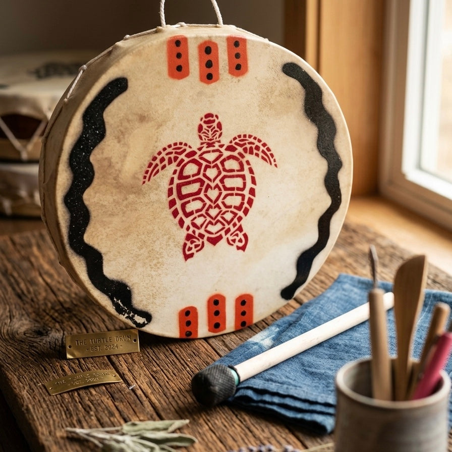 Turtle 12” Hand drum-2