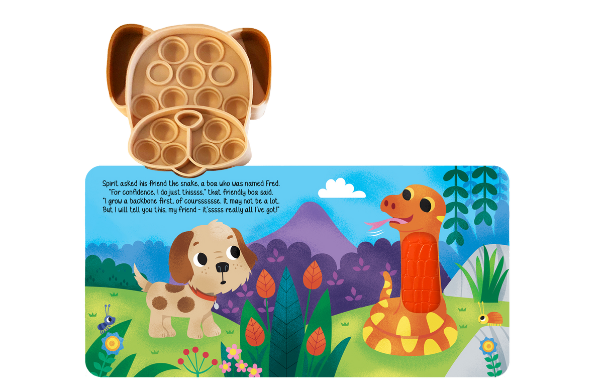 Little Hippo Books - Little Puppy - Your Sensory Fidget Friend - Ages 1+-4