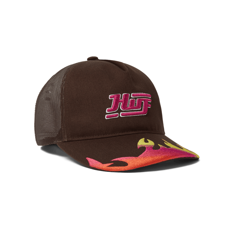 HUF 'Exhaust' Trucker Cap - Bison-1