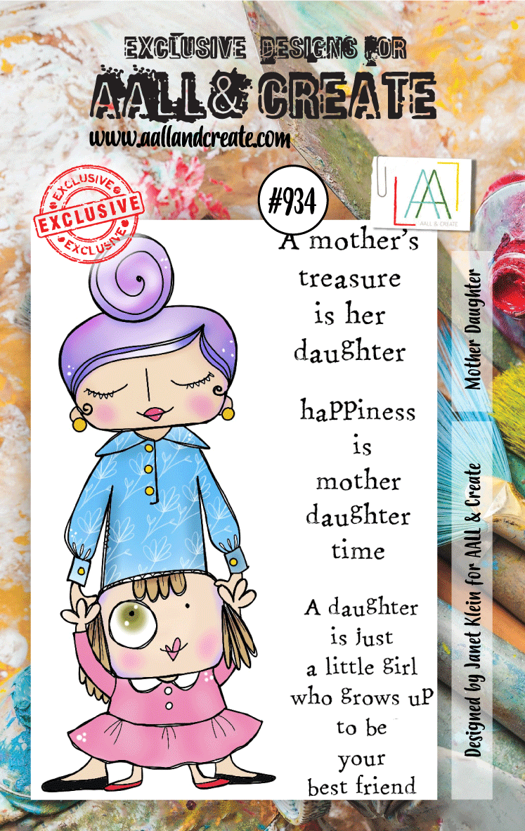 AALL and Create Stamp Set - 934 - Mother Daughter-1