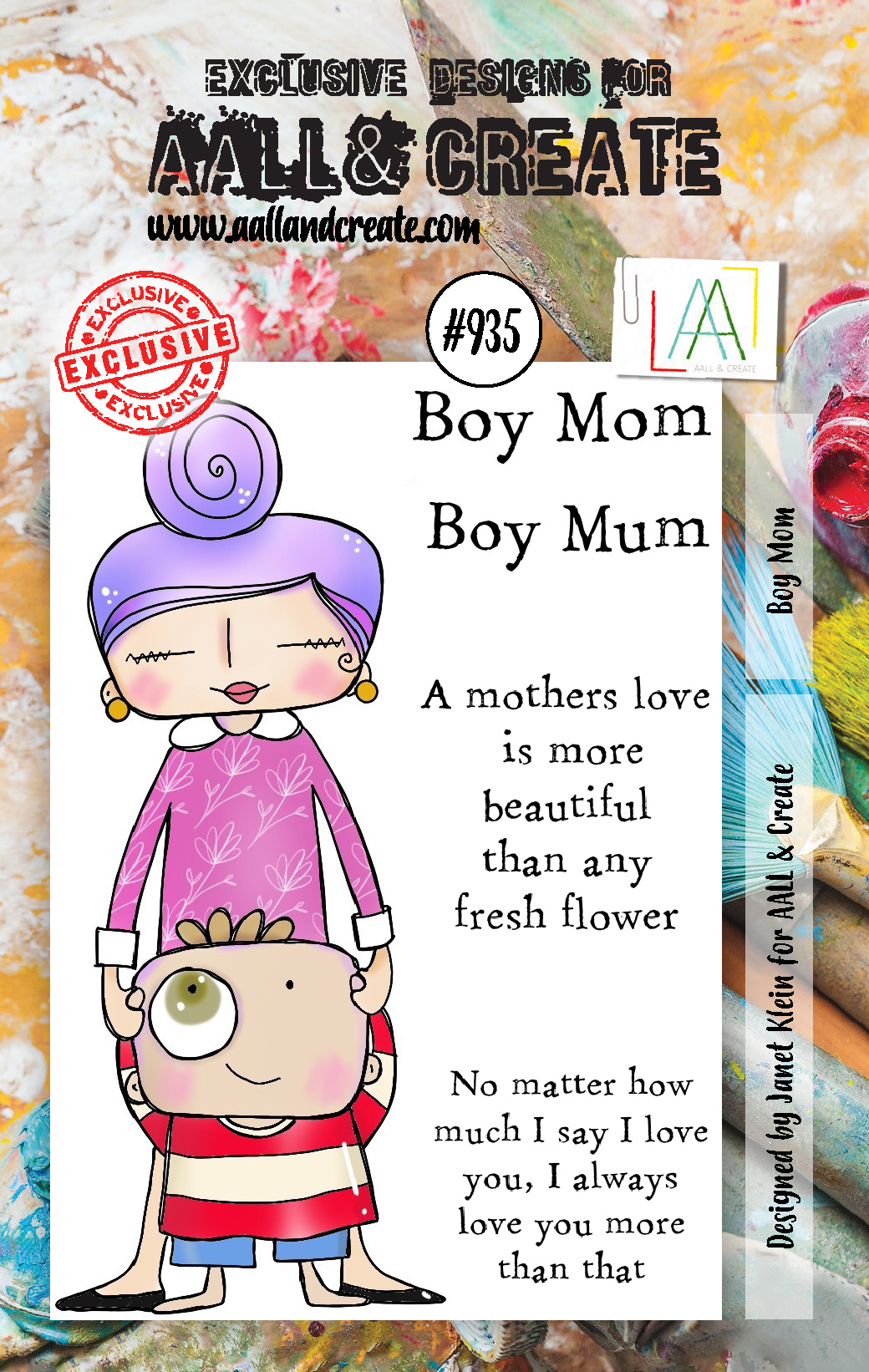 AALL and Create Stamp Set - 935 - Boy Mum-1