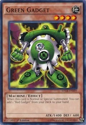 Green Gadget (SDGR-EN009) - Structure Deck: Geargia Rampage 1st Edition-1