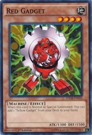 Red Gadget (SDGR-EN010) - Structure Deck: Geargia Rampage 1st Edition-1