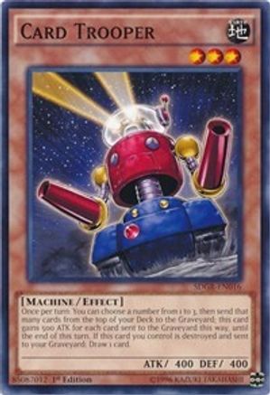 Card Trooper (SDGR-EN016) - Structure Deck: Geargia Rampage 1st Edition-1