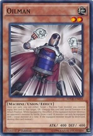 Oilman (SDGR-EN018) - Structure Deck: Geargia Rampage 1st Edition-1