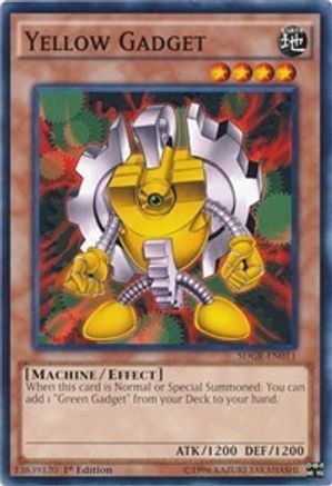 Yellow Gadget (SDGR-EN011) - Structure Deck: Geargia Rampage 1st Edition-1