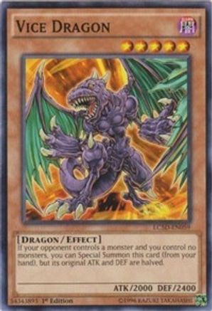 Vice Dragon (LC5D-EN059) - Legendary Collection 5D's 1st Edition-1