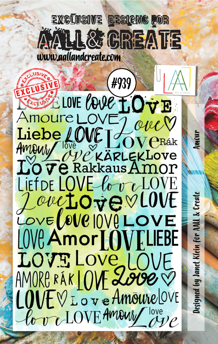 AALL and Create Stamp Set - 939 - Amour-1