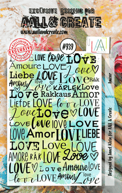 AALL and Create Stamp Set - 939 - Amour-1