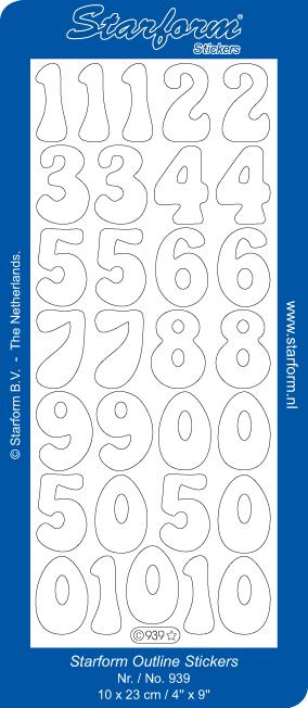Deco Stickers - Numbers-1