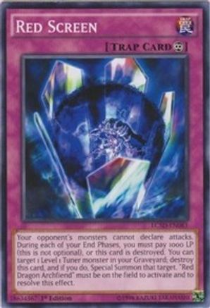 Red Screen (LC5D-EN083) - Legendary Collection 5D's 1st Edition-1