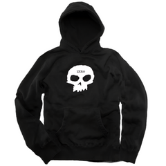 Zero 'Single Skull' Hoodie - Black-1