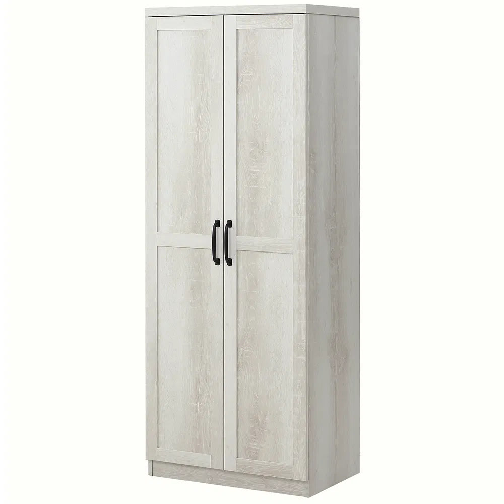 63-Inch Kitchen Pantry Cabinet – 5-Tier Storage Cabinet with Doors & Adjustable Shelves (Canada & United States Delivery Only)-7
