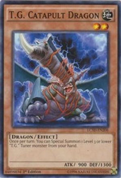 T.G. Catapult Dragon (LC5D-EN208) - Legendary Collection 5D's 1st Edition-1