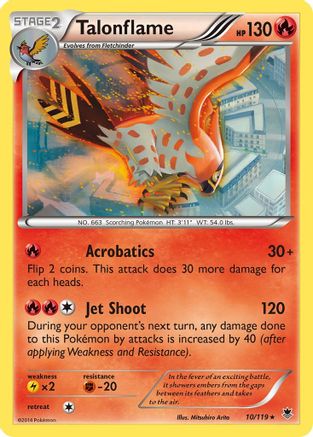 Talonflame/119 - XY  Phantom Forces Reverse Holofoil