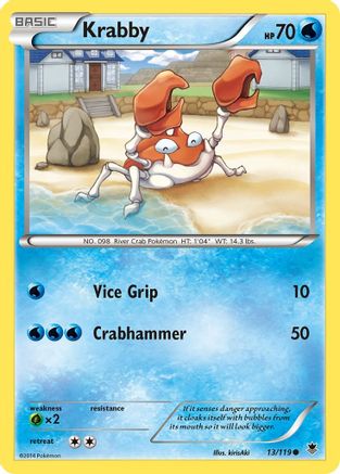 Krabby 13/119 - XY  Phantom Forces-1