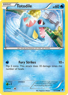 Totodile 15/119 - XY  Phantom Forces-1