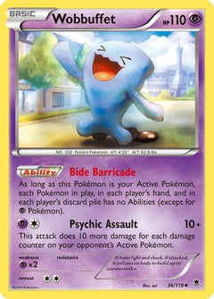 Wobbuffet 36/119 - XY  Phantom Forces-1