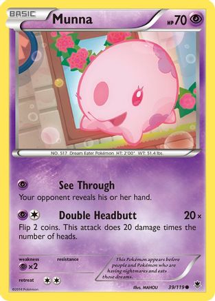 Munna 39/119 - XY  Phantom Forces-1