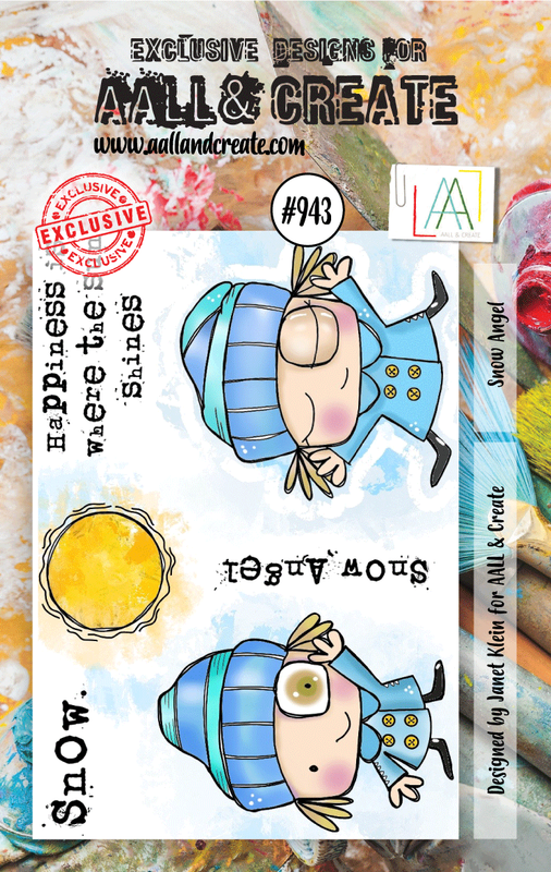 AALL and Create A7 Stamp Set - #943 - Snow Angel-1