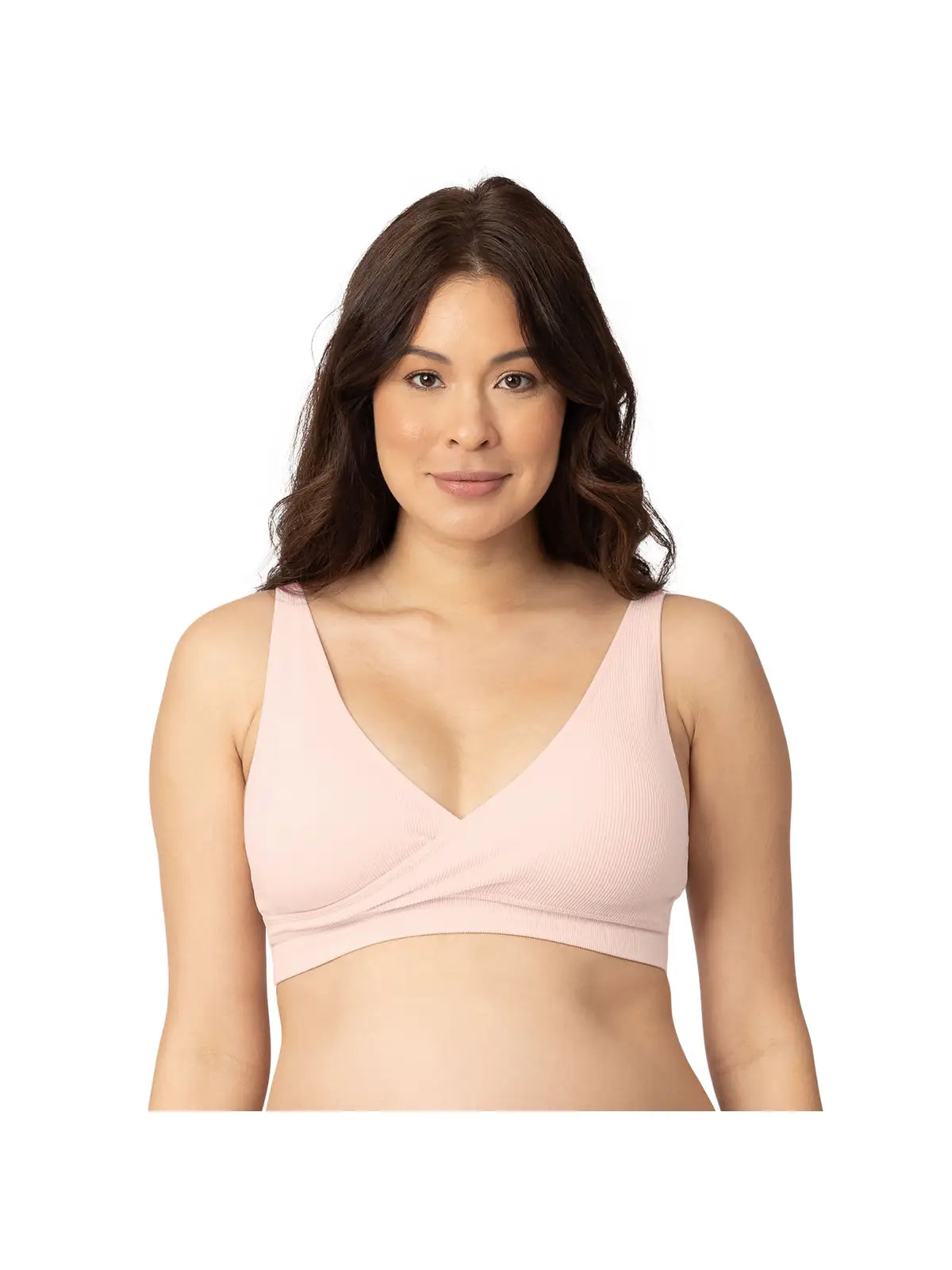 Sublime® Adjustable Crossover Nursing & Lounge Bra | Soft Pink-2