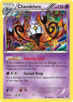Chandelure 43/119 - XY  Phantom Forces-1
