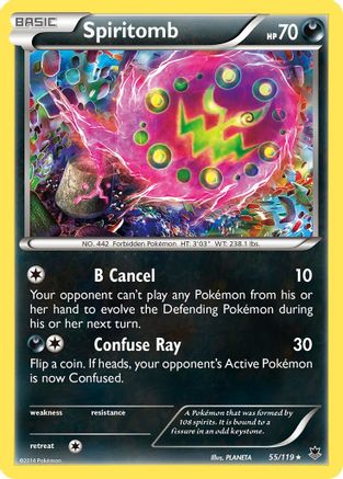 Spiritomb 55/119 - XY  Phantom Forces-1